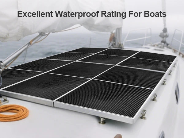 ECO-WORTHY 780W 4PCS 195W 3.12KWH Solar Panels with Upgrade Ground Mount for Shed, Home, Farm & Garden, Mounting Bracket