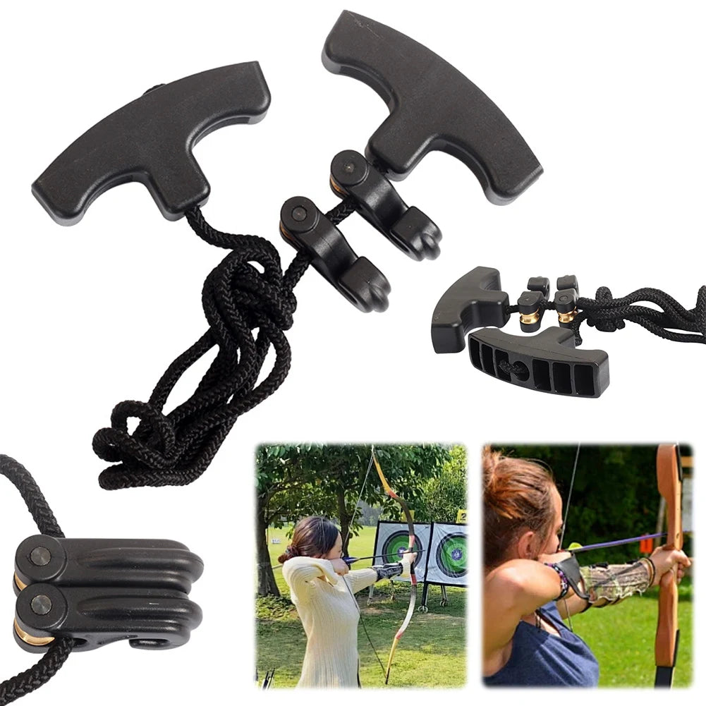 Crossbows Cocking Device Cocking Aid Heavy Duty Double Handle Strings Cocking Tool Braided Rope Crossbows Cocker for Hunting