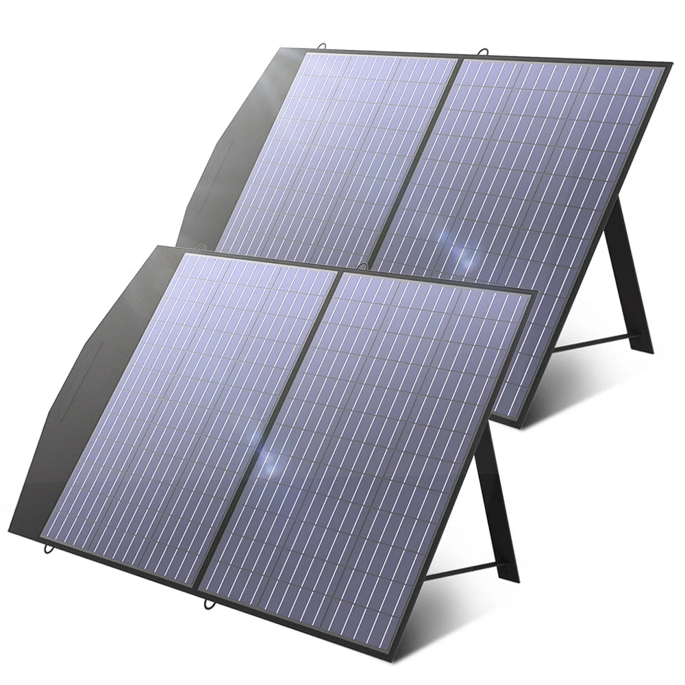 ALLPOWERS Foldable and Portable Solar Panel 100 / 200W Solar Battery Charger,Outdoor Emergency Backup Power for Powerstation etc