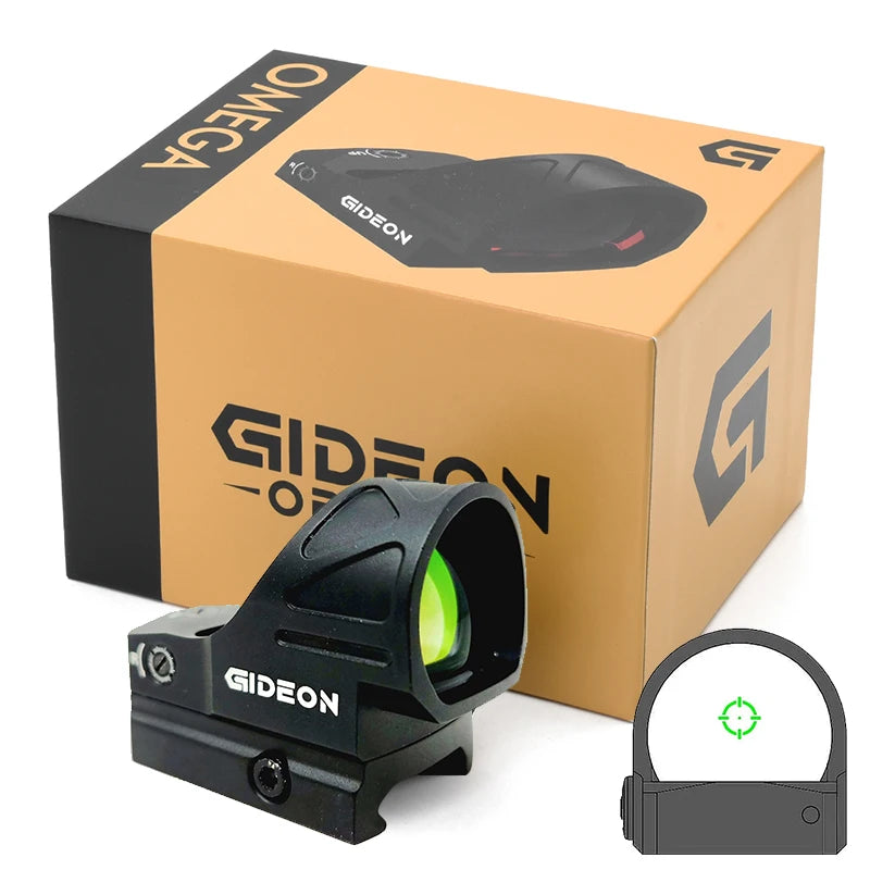 Original Gideon Optics OMEGA 3 MOA Red Dot Sight Shake Awake Parallax Free For Glock Pistol Shotgun Weapons