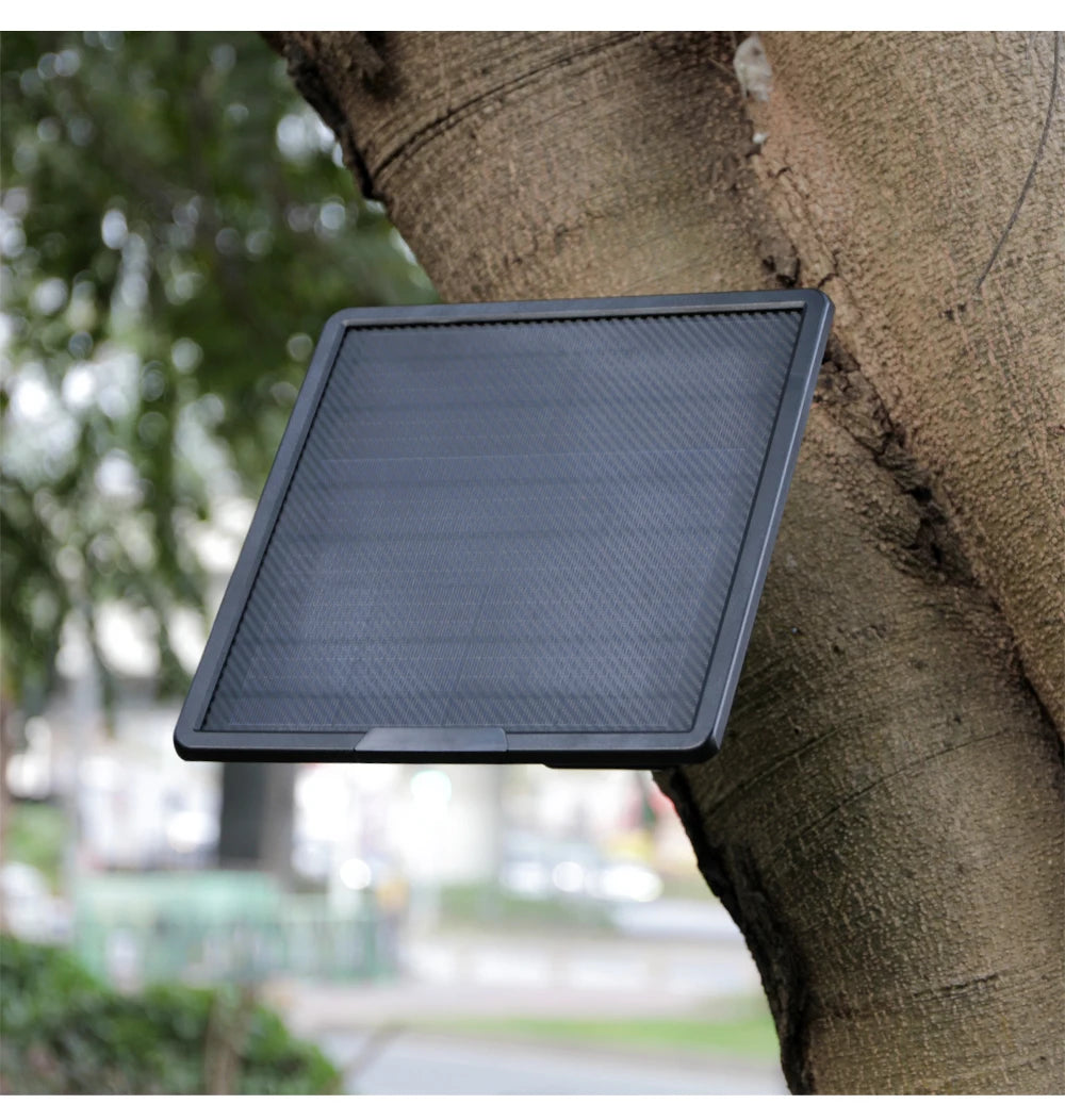 Trail Camera 12V/2A Solar Panel Built-in 25000mAh Capacity Solar Charger Kit IP66 Waterproof Hunting Accessory for Deer Feeder