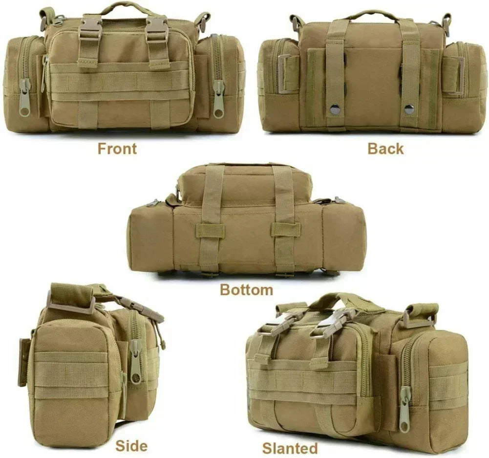 Tactical Military Molle Chest Fanny Pack Backpack Camping Hiking Climbing Travel Bag Crossbody Backpack Multifunctional Handbag