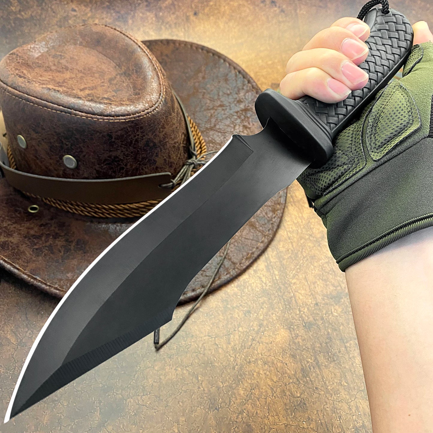 Wilderness Camping Outdoor survival knife Self-defense Tactical Fighting Knife High hardness sharp K-sheath pocket straight knif