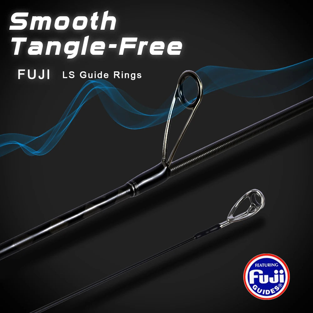MIFINE MICROBITE Ajing Spinning Rod XUL-UL Fishing Rod 3g/5g for Saltwater Freshwater Light Rock Fishing FUJI Ring