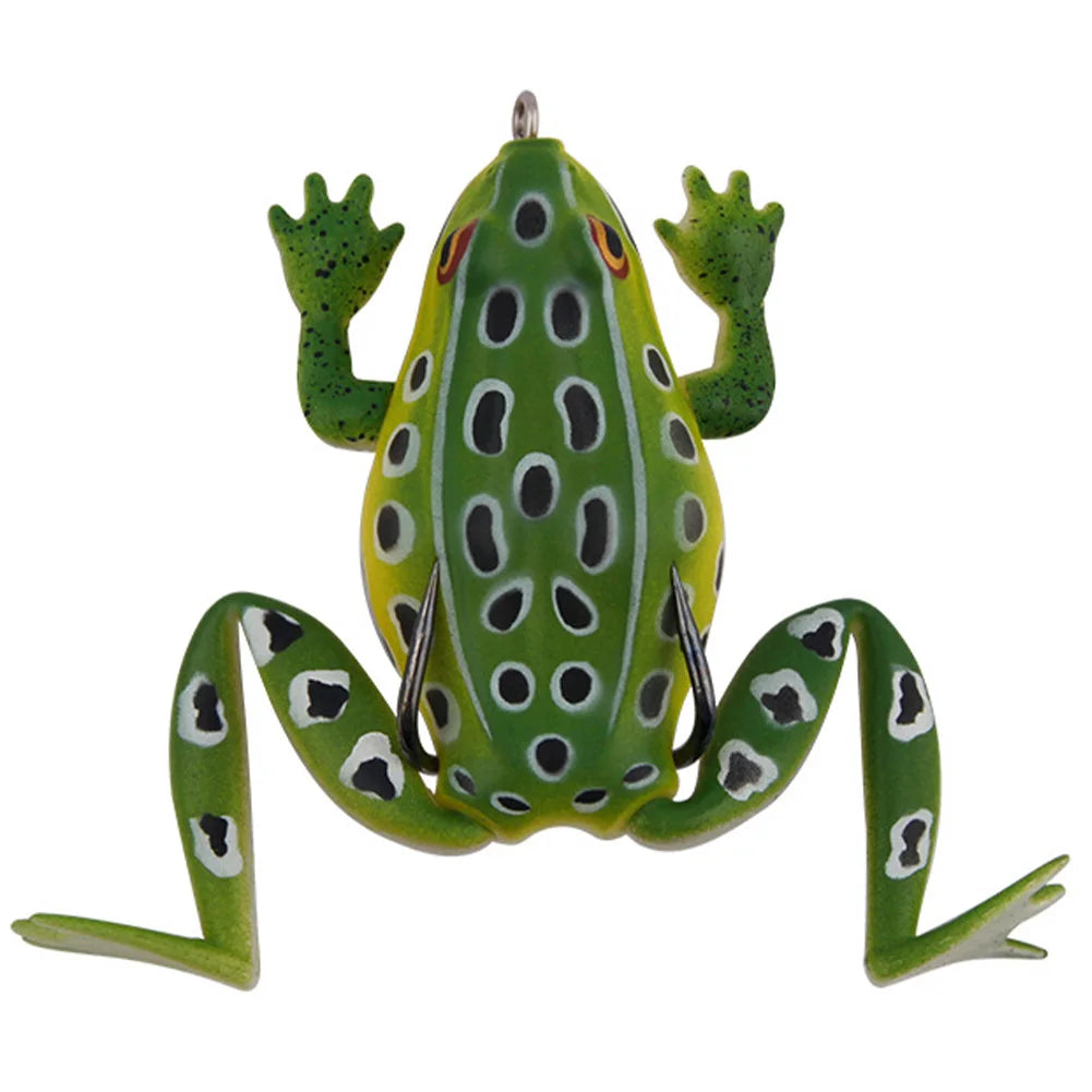 Frog Lure Fishing Bait 6.5cm 19g Floating Soft Frog Fishing Lure Topwater Wobbler Soft Bait for Bass Catfish Fishing Tools