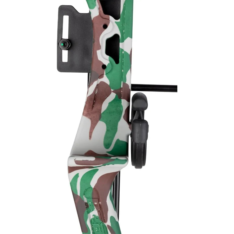 Bear Archery Brave Bow Set for Youth Recommended Ages 812 Right Handed Continuous Draw Weight Up to 25 lb. Continuous Draw Leng