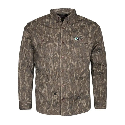 Long Sleeve Camo Hunting Shirts Cotton Mill