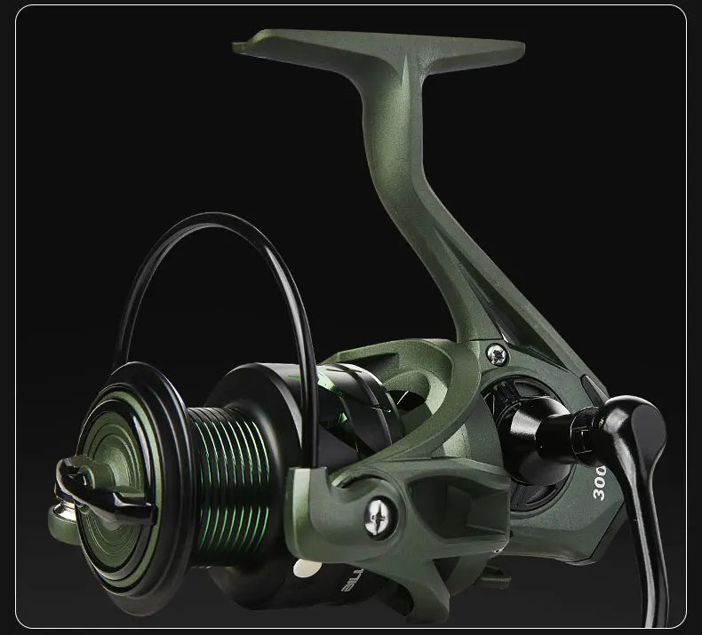 BILLINGS Spinning Reel 17.6 LB Max Drag 5.2:1 Gear Ratio Smooth 5+1BB Spinning Fishing Reels with Anti-Reverse Metal Spool & CNC Rocker for Fresh Saltwater Bass Trout Fishing