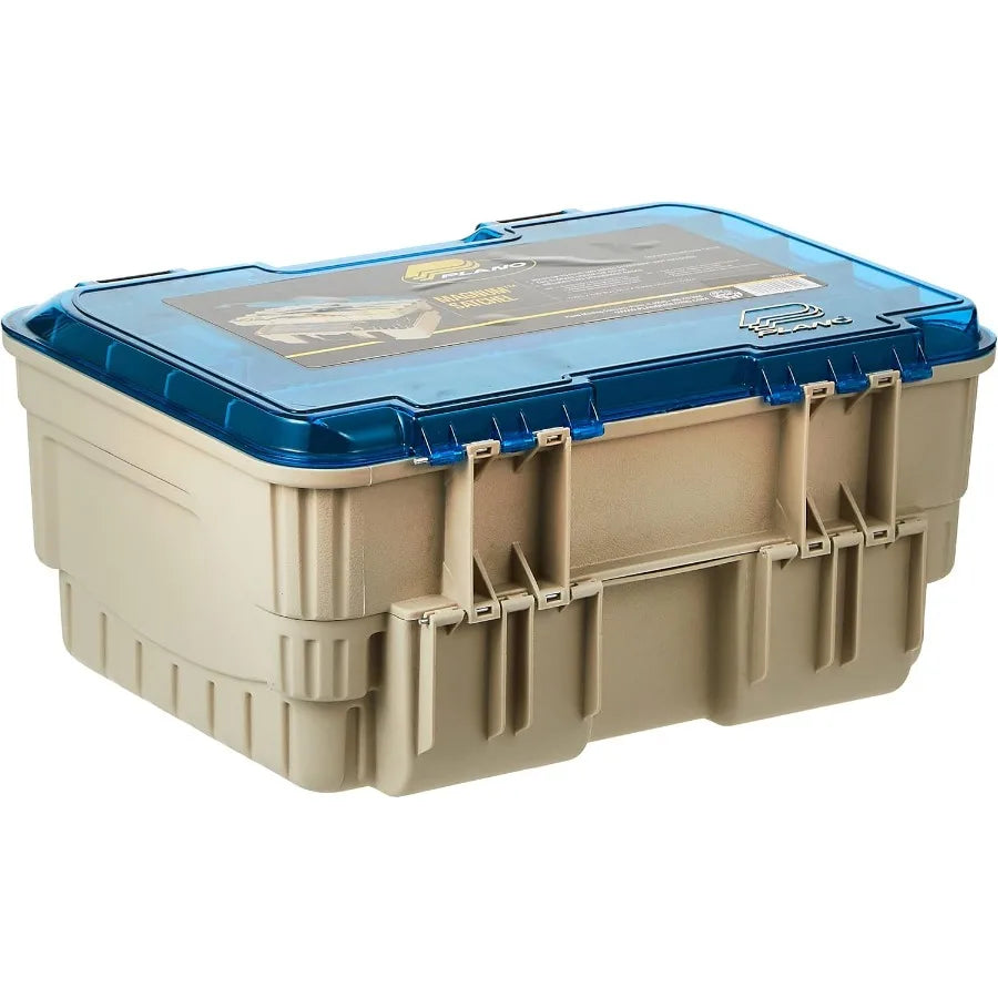 1349-00 Two Level Magnum 3449 Tackle Box Sandstone Blue One Size
