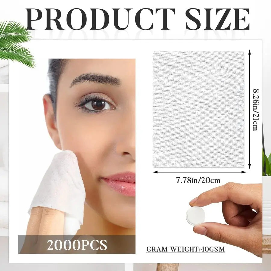2000 Pcs Disposable Portable Compression Travel Towel Cotton Face Washcloth for Travel, Home, Camping and Other Outdoor Activiti