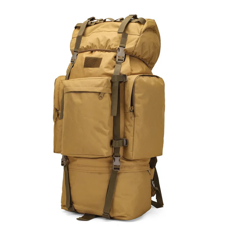 110L Large Capacity Outdoor Hiking Camping Backpack Sports Travel Backpack Frame Hiking Bag