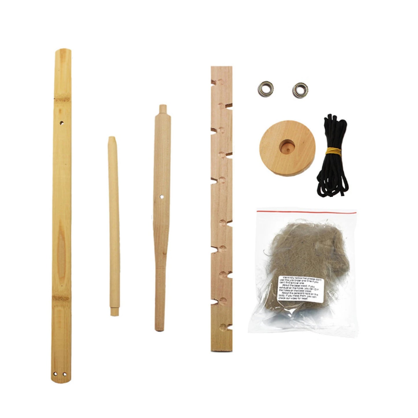 Primitive Fire Starter Tool Wood Bow Drill Outdoor Survival Friction Fire Starter Wood Make Tool Survival Emergency Ignitor Kit
