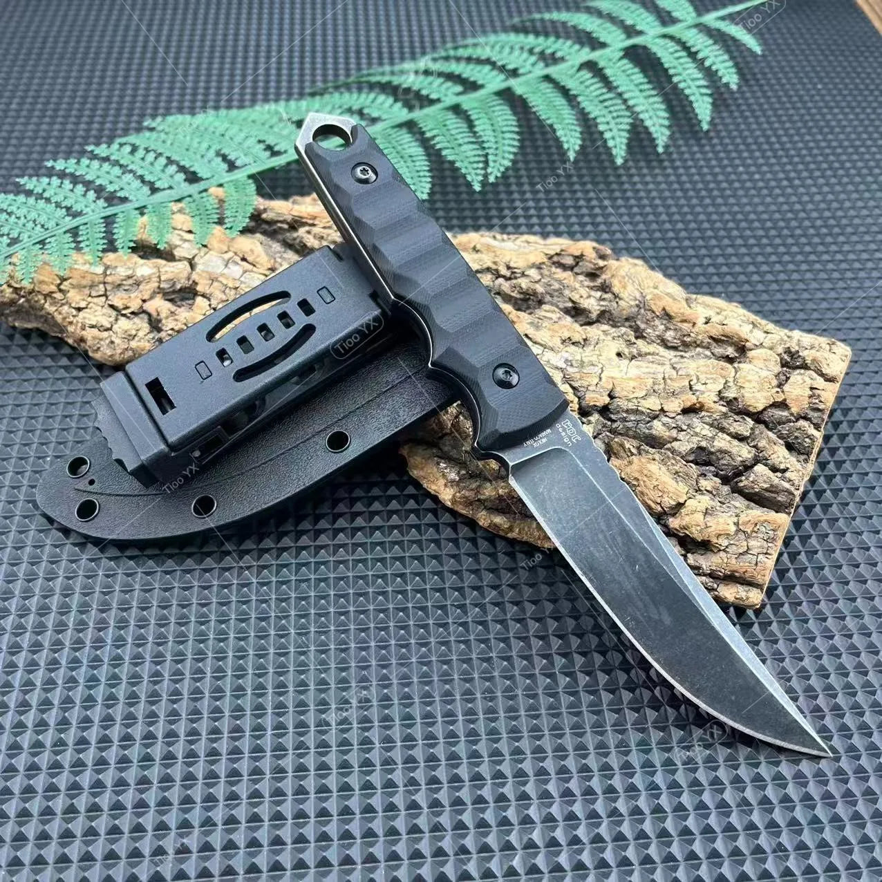 634 Jungle Adventure Climbing Multitools Outdoor Camping Fixed Knife Durable Sheath D2 Steel Blade Tools Hiking Fishing EDC Tool