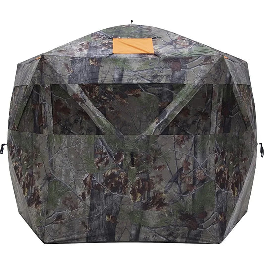 Barronett Blinds® Feather Five, Portable Hunting Blind, Huge Interior, Lightweight, 4-Person, 72” x 84” x 84”, FF500BW
