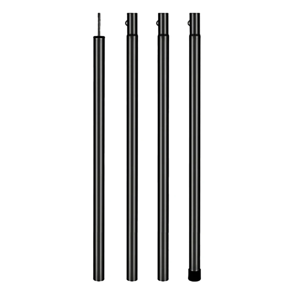 Portable Outdoor Canopy Pole Wind Resistance Detachable Beach Shelter Tarp Awning Pole for Backpacking Camping Accessories