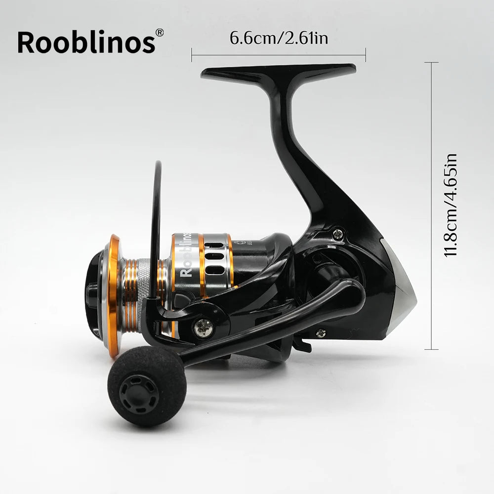 Rooblinos RY 1000-7000 Series Spinning Fishing Reel Ultralight Max Drag 15kg Lure Fishing Spinning Reel Saltwater Wheel
