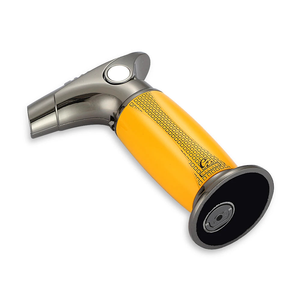 Galiner Windproof Metal Cigar Lighter 1 Jet Flame Butane Gas Gun Lighters Smoking Refillable Gift Box