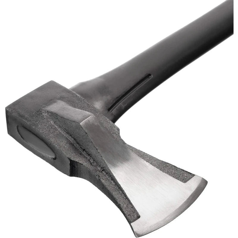 Garden Furniture  36” Splitting Axe, Wood Splitter Maul, Log Ax, Shock Absorbing Fiberglass Anti-Slip Handle with Blade Cover