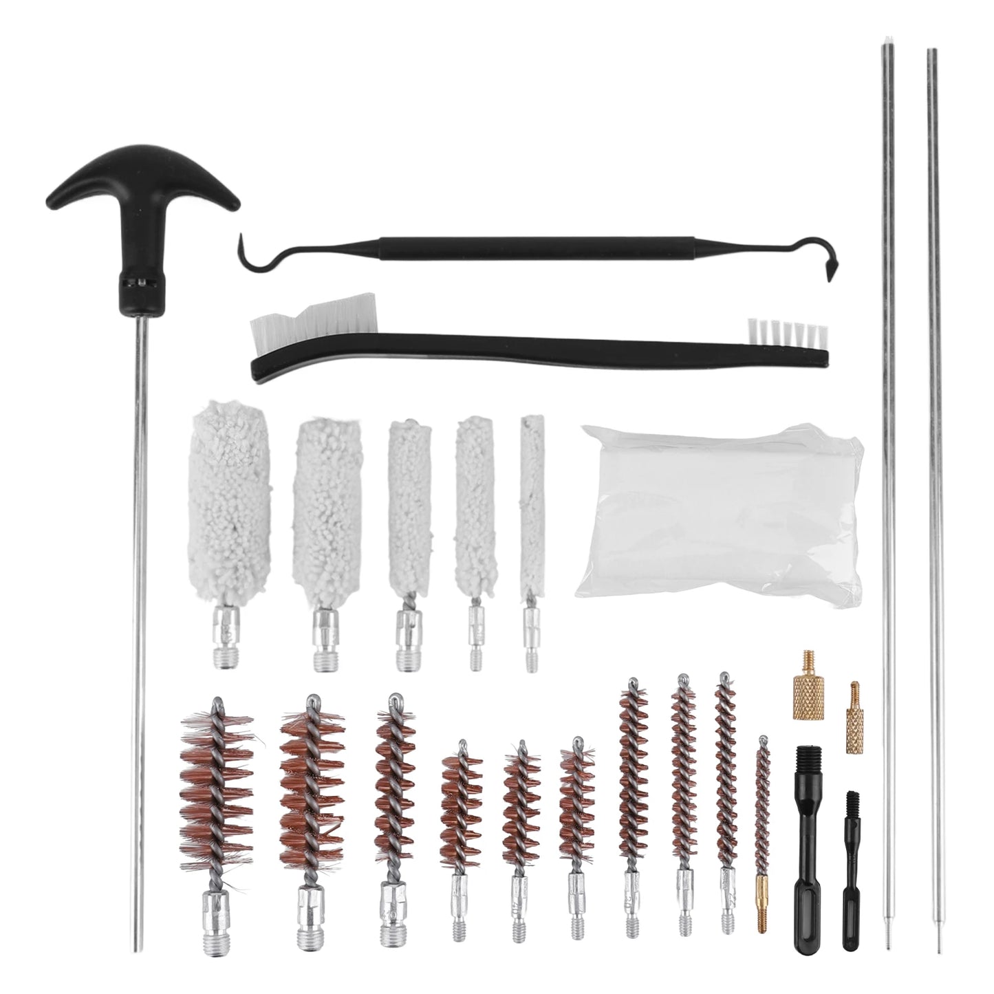 Gun Barrel Brush Box Set Gun Brush Pipe Cleaning Tools Kit Barrel Brush Tool for  Pistol Handgun Shotgun Cleaning Kit Tool