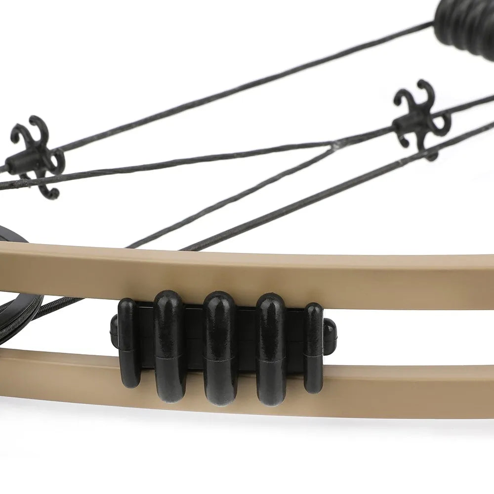 30-55lbs Adjustable Compound Bow Set Hunting Let-off 70% Carbon Arrows 310fps Archery Target Shooting Left/Right Accessories US