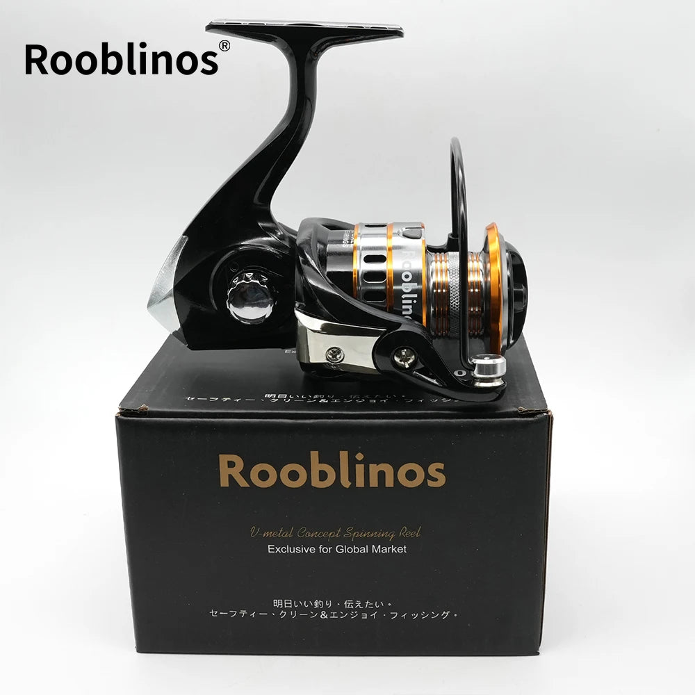 Rooblinos RY 1000-7000 Series Spinning Fishing Reel Ultralight Max Drag 15kg Lure Fishing Spinning Reel Saltwater Wheel