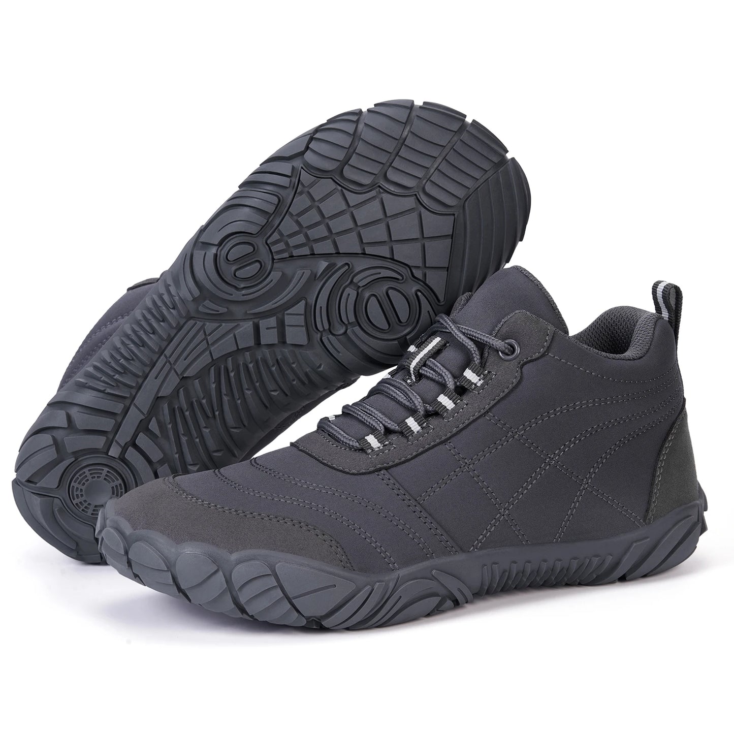 Outdoor Work Boots Anti-Slip Casual Sneakers Comfortable Barefoot Hiking Shoes Winter Snow Boots for Outdoor Sports