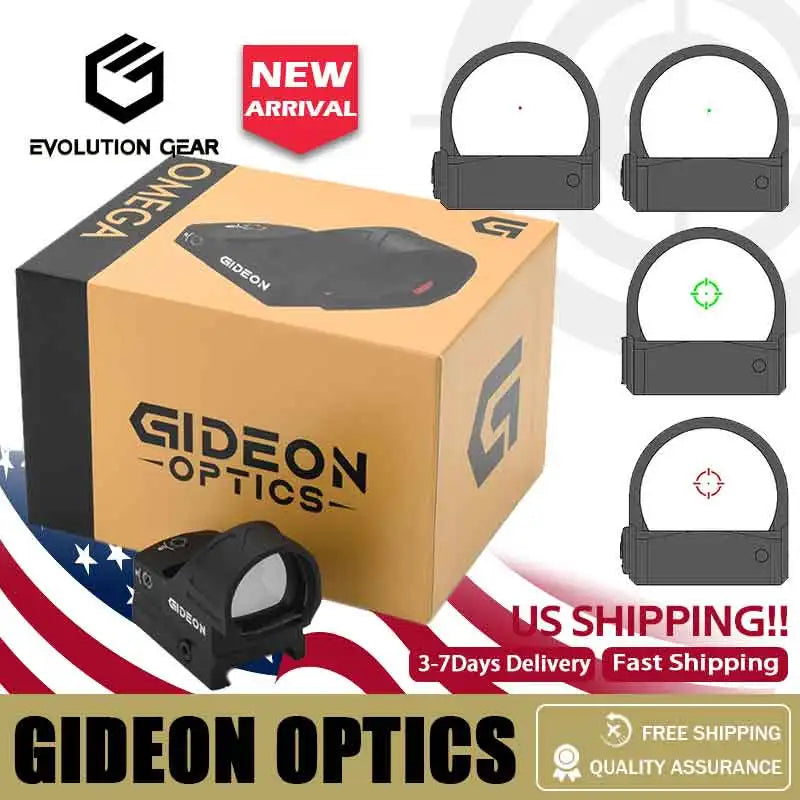 Omega Green/Red Circle Dot Sight from Gideon Optics, US Stock