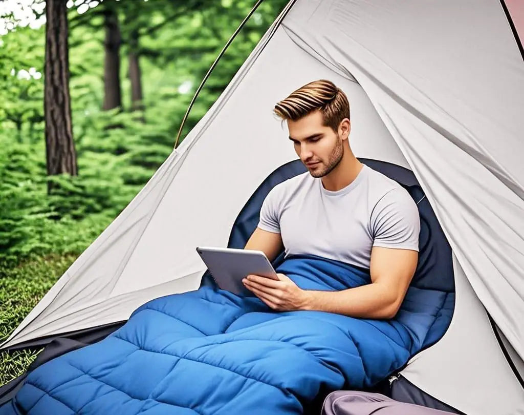 Envelope with Cap Sleeping Bag, Spring Summer Autumn Outdoor Travel Bag, Adult Camping Single Sleeping Bag 210*75CM 5-20 Degree