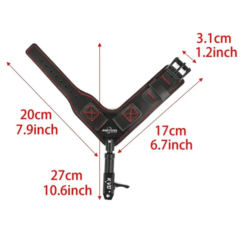 K7 Archery Release Aid Compound Bow Trigger Caliper Strap Wrist Adjustable for Archer Wrist Release Shooting Hunting Accessories