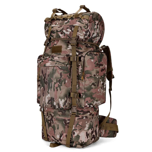110L Large Capacity Outdoor Hiking Camping Backpack Sports Travel Backpack Frame Hiking Bag