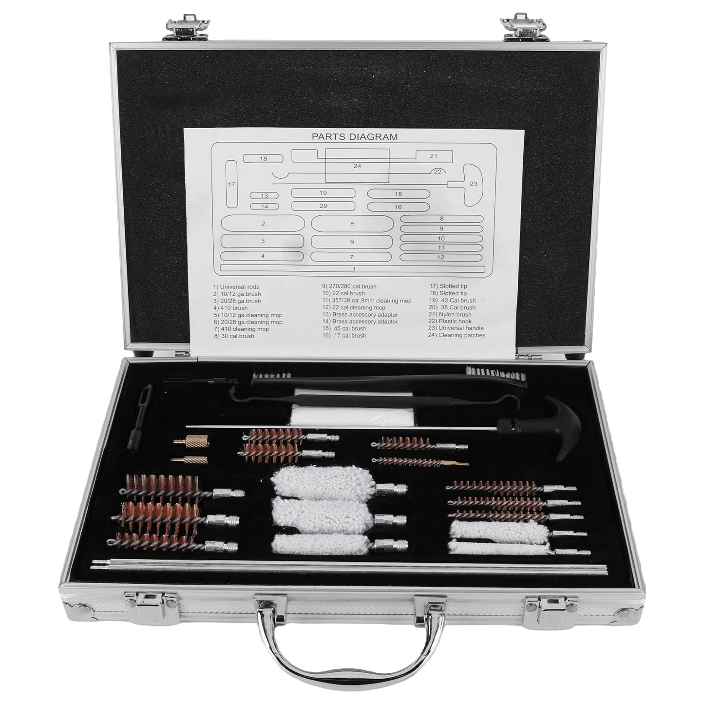 Gun Barrel Brush Box Set Gun Brush Pipe Cleaning Tools Kit Barrel Brush Tool for  Pistol Handgun Shotgun Cleaning Kit Tool