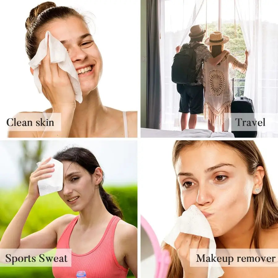 2000 Pcs Disposable Portable Compression Travel Towel Cotton Face Washcloth for Travel, Home, Camping and Other Outdoor Activiti