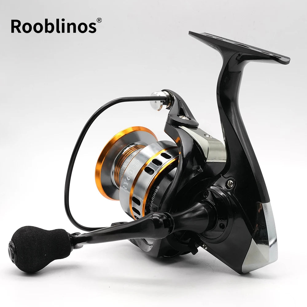 Rooblinos RY 1000-7000 Series Spinning Fishing Reel Ultralight Max Drag 15kg Lure Fishing Spinning Reel Saltwater Wheel