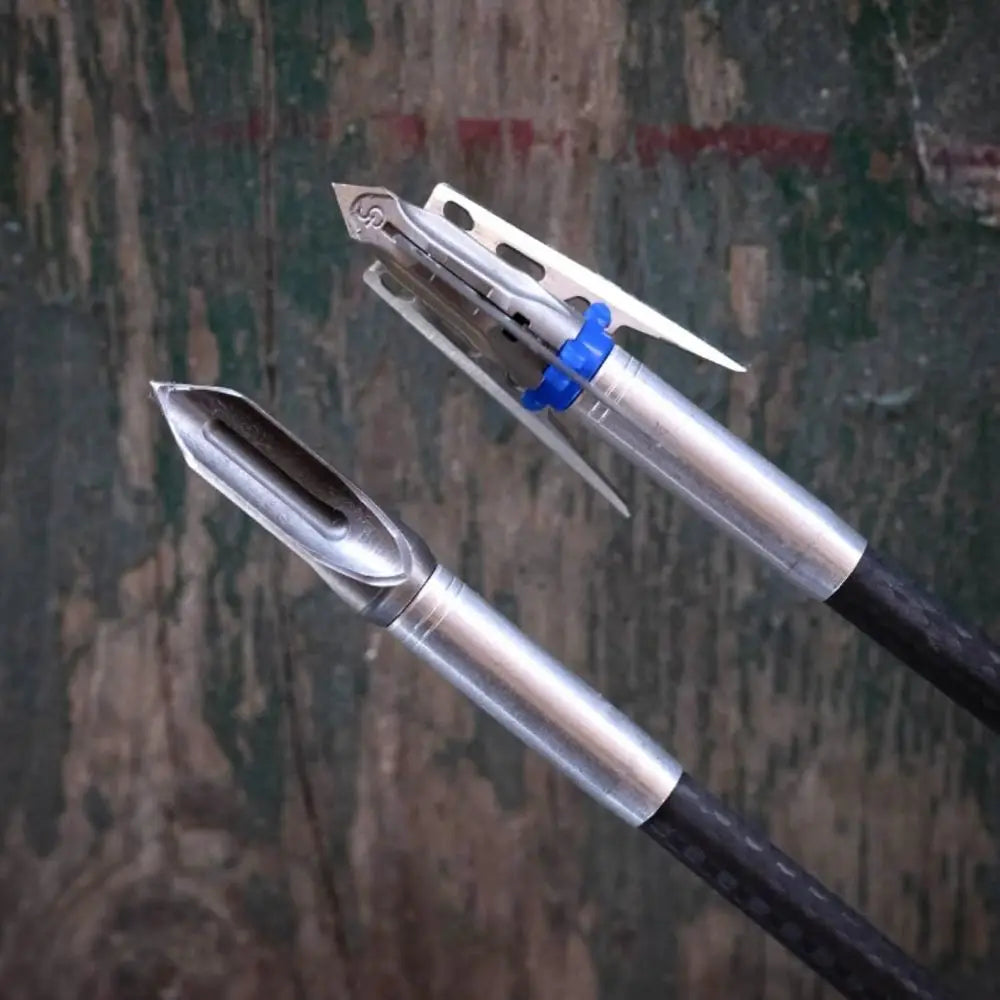 G5 Deadmeat V2 Expandable 3-Blade Broadheads | 3-Pack | 100/125 Grains | Razor Sharp 1.5" Cutting Diameter Mechanical Blades | S