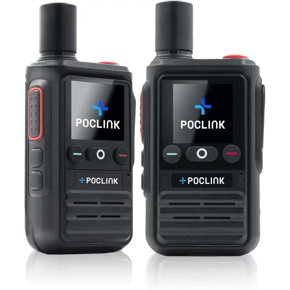 Lifetime Free Global Walkie Talkies Long Range, 4G LTE Unlimited Range POC Two-Way Radios with Bluetooth & APP, Rechargeable Wal