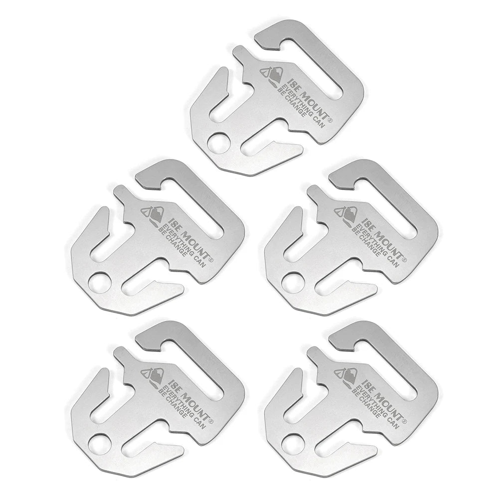 5/10Pcs Camping Tent Cord Rope Fastener Guy Line Runner Carabiner Hook Hanger Tightener Canopy Fastener Camping Accessories