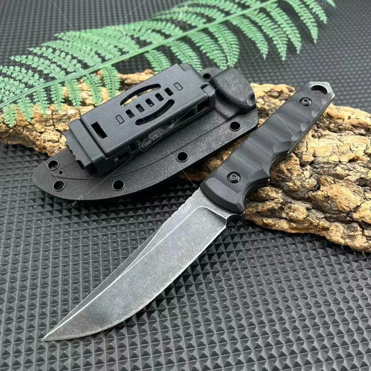634 Jungle Adventure Climbing Multitools Outdoor Camping Fixed Knife Durable Sheath D2 Steel Blade Tools Hiking Fishing EDC Tool