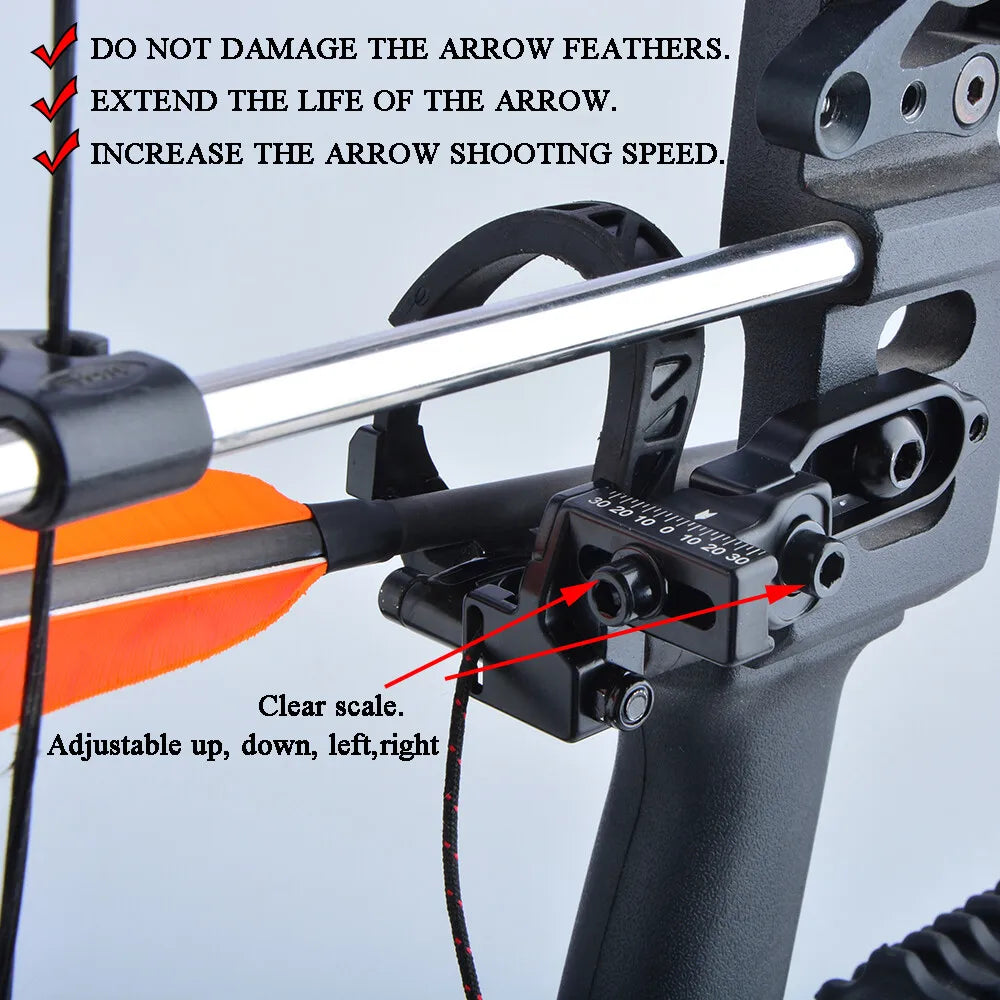 Archery Drop Away Arrow Rest Micro Adjustable Compound Bow Hunting Launcher RH Archery HuntingTarget  Practice Shooting Sport