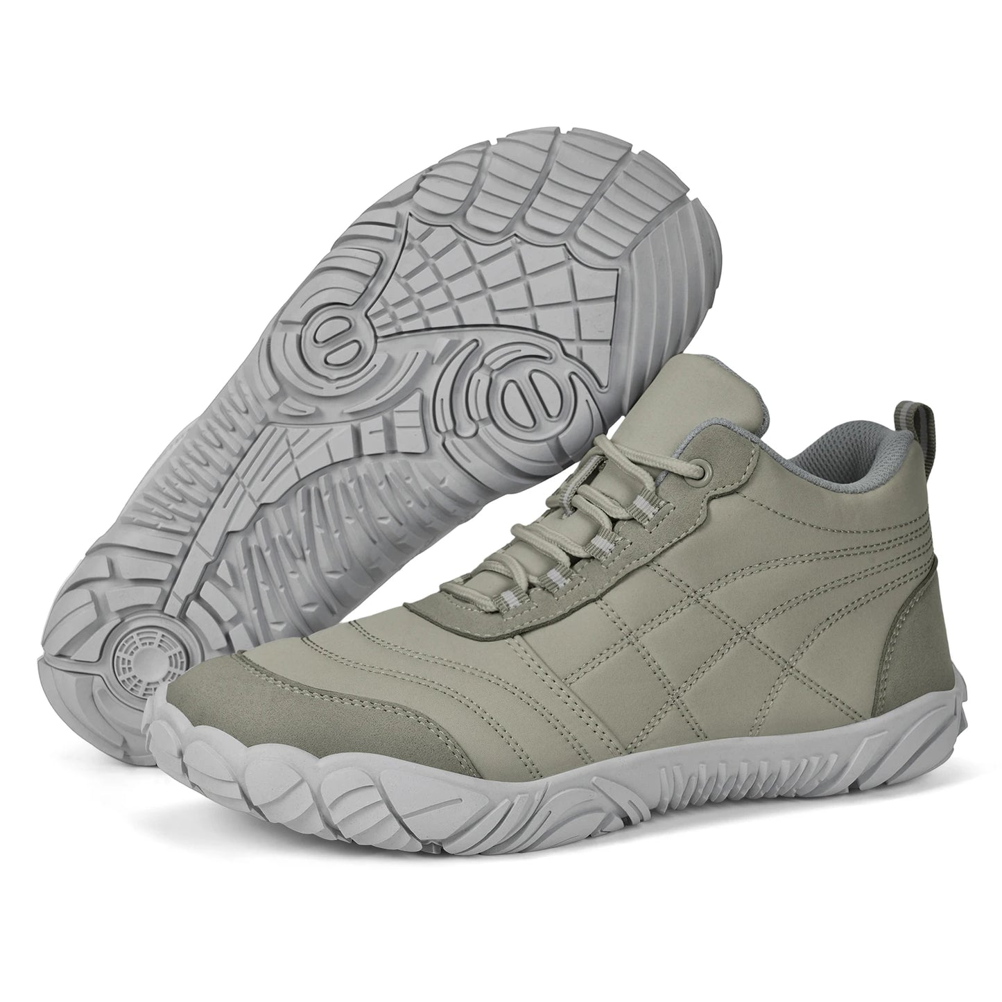 Outdoor Work Boots Anti-Slip Casual Sneakers Comfortable Barefoot Hiking Shoes Winter Snow Boots for Outdoor Sports