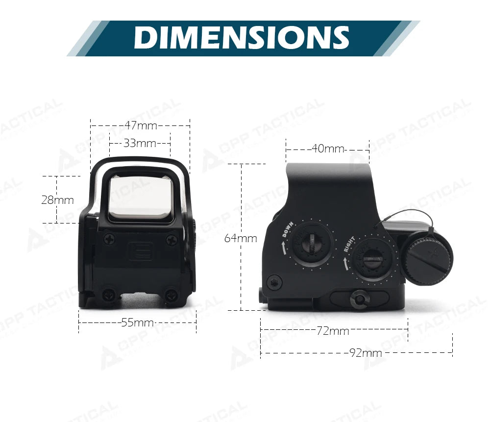 New Holy Warrior S1 EXPS-3-0 NV Function 558 Red Dot Sight Hunting Holographic Sight with Full Original Markings