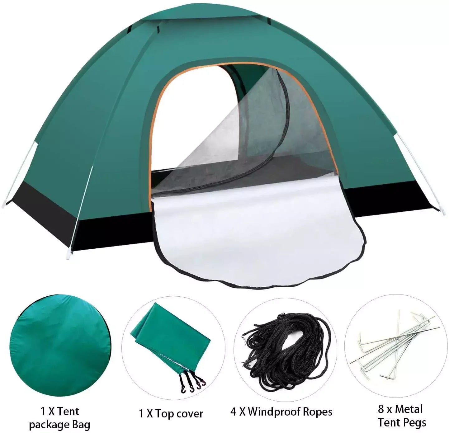Automatic Pop Up Outdoor Camping Hiking Waterproof Sun Proof Tent Portable Backpacking Folding Tents Travelling Tools 2-3 Person