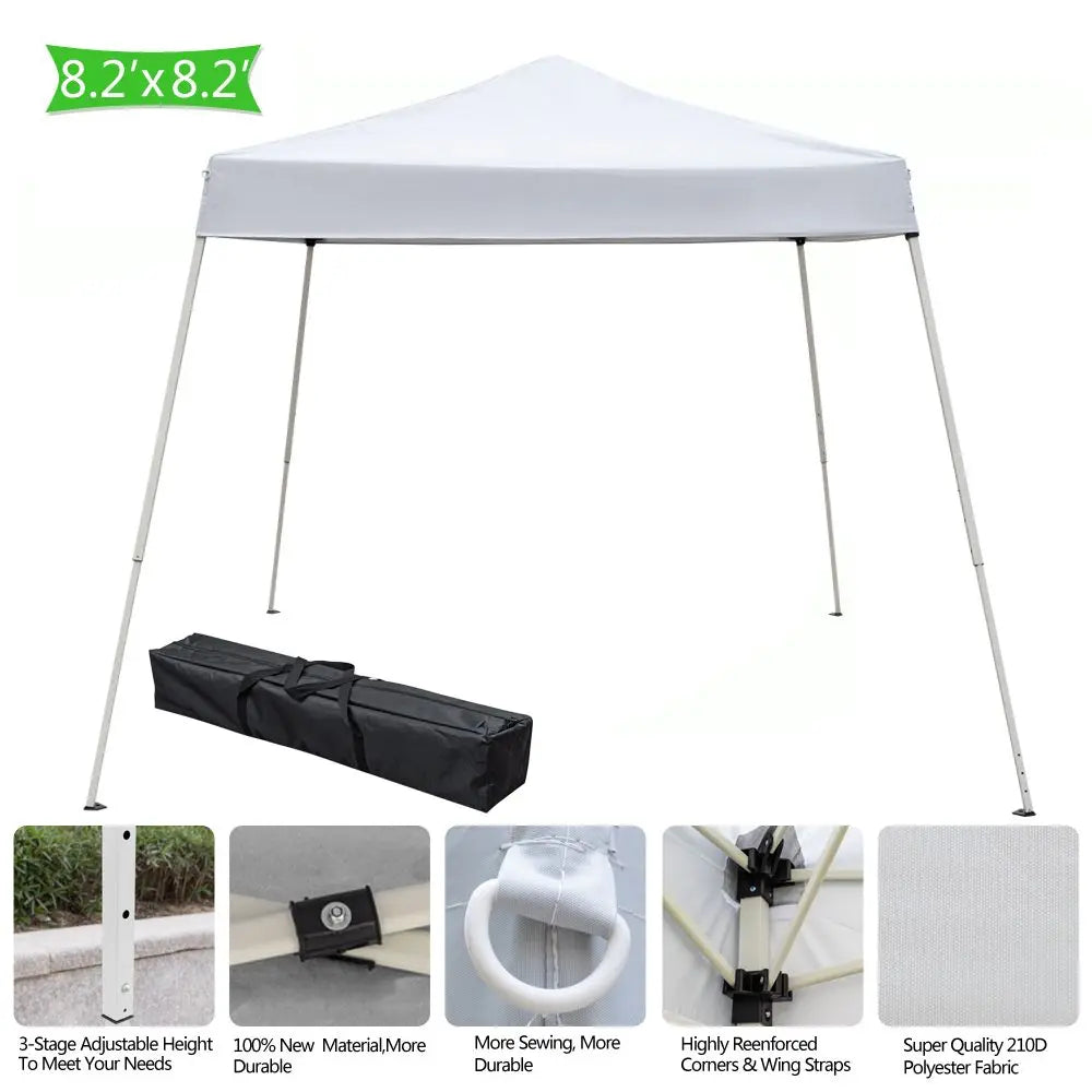 Free shipping 2.4 x 2.4m Portable Home Use Waterproof Folding Tent,Outdoor Pop Up Canopy Beach Camping Canopy YJ