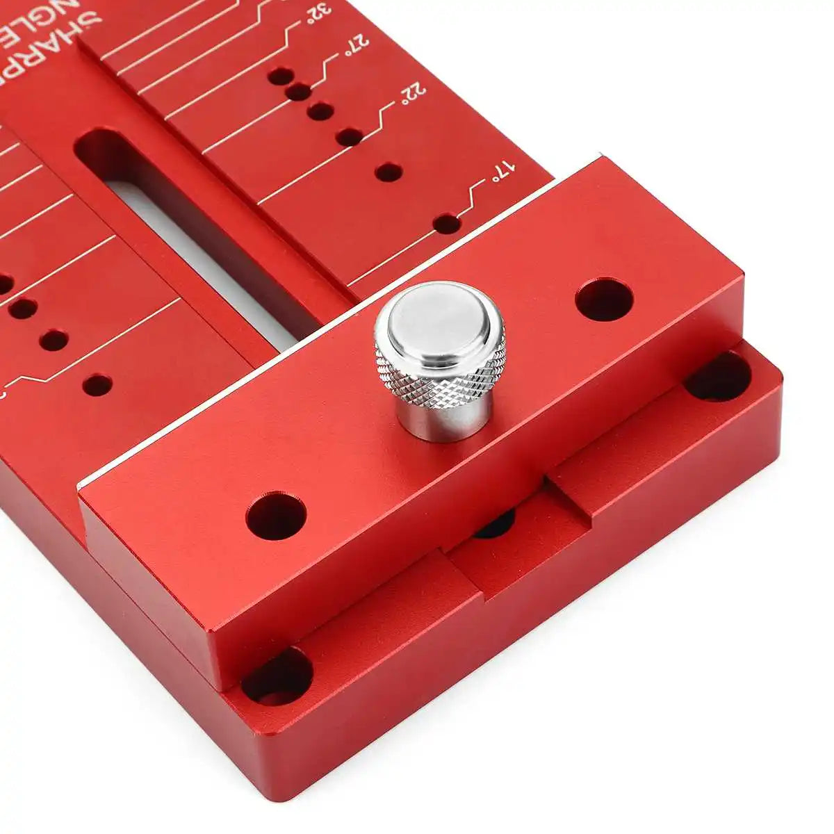 Mohoo Sharpening System Honing Guide Sharpening Holder Angle Fixture Angle Gauge for Woodworking Chisel
