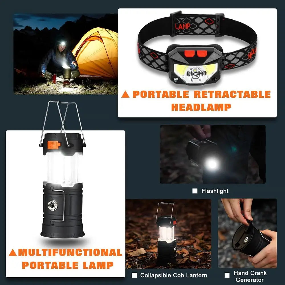 Professional Survival Gear Set - First Aid Kit and Large Camping Backpack, Camping Equipment for Adventure Outdoor Hiking Advent