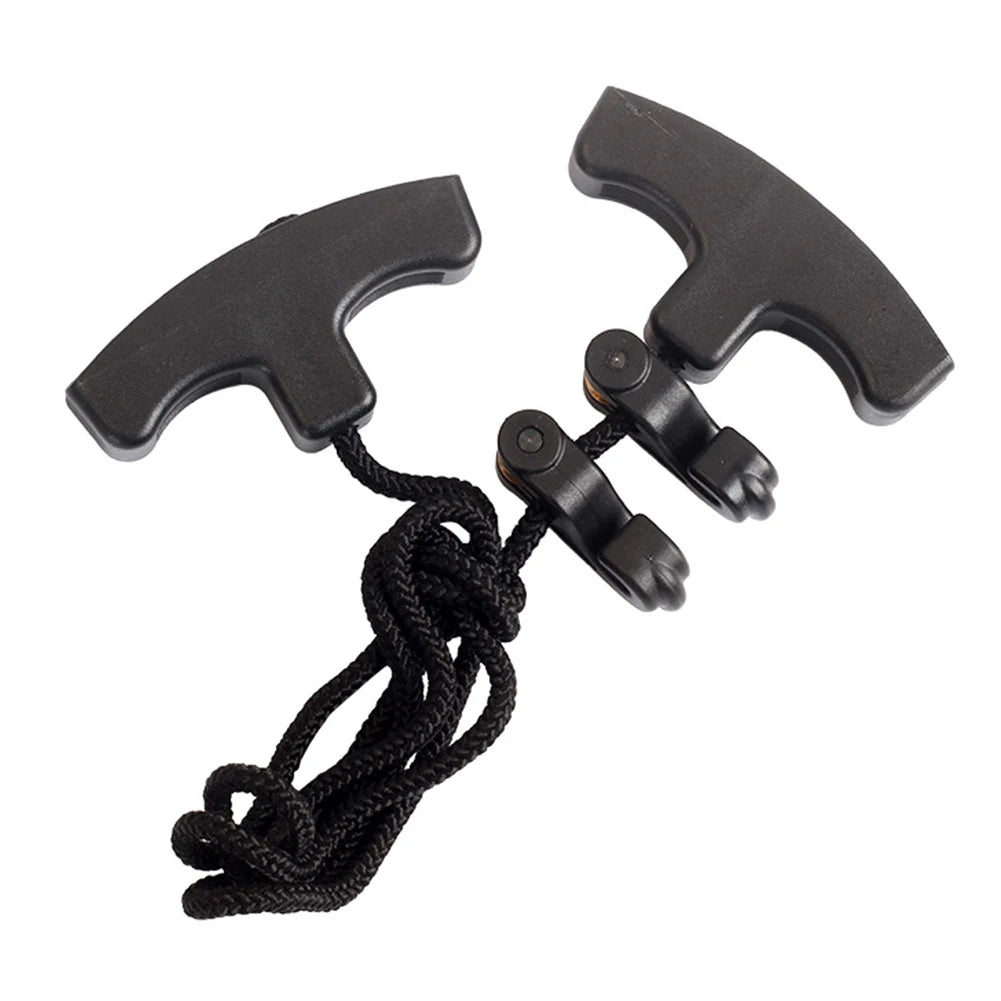 Crossbows Cocking Device Cocking Aid Heavy Duty Double Handle Strings Cocking Tool Braided Rope Crossbows Cocker for Hunting