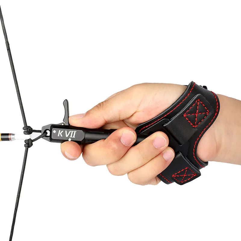 K7 Archery Release Aid Compound Bow Trigger Caliper Strap Wrist Adjustable for Archer Wrist Release Shooting Hunting Accessories