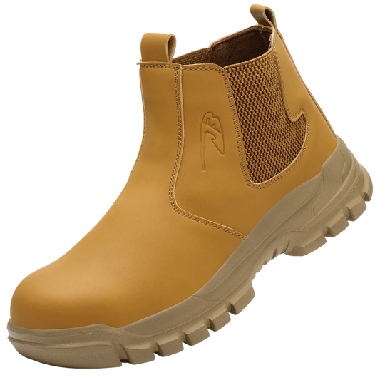 Waterproof Safety Shoes Men's Work Steel Toe Caps Male Indestructible Protective Puncture-Proof Security Footwear Work Boots