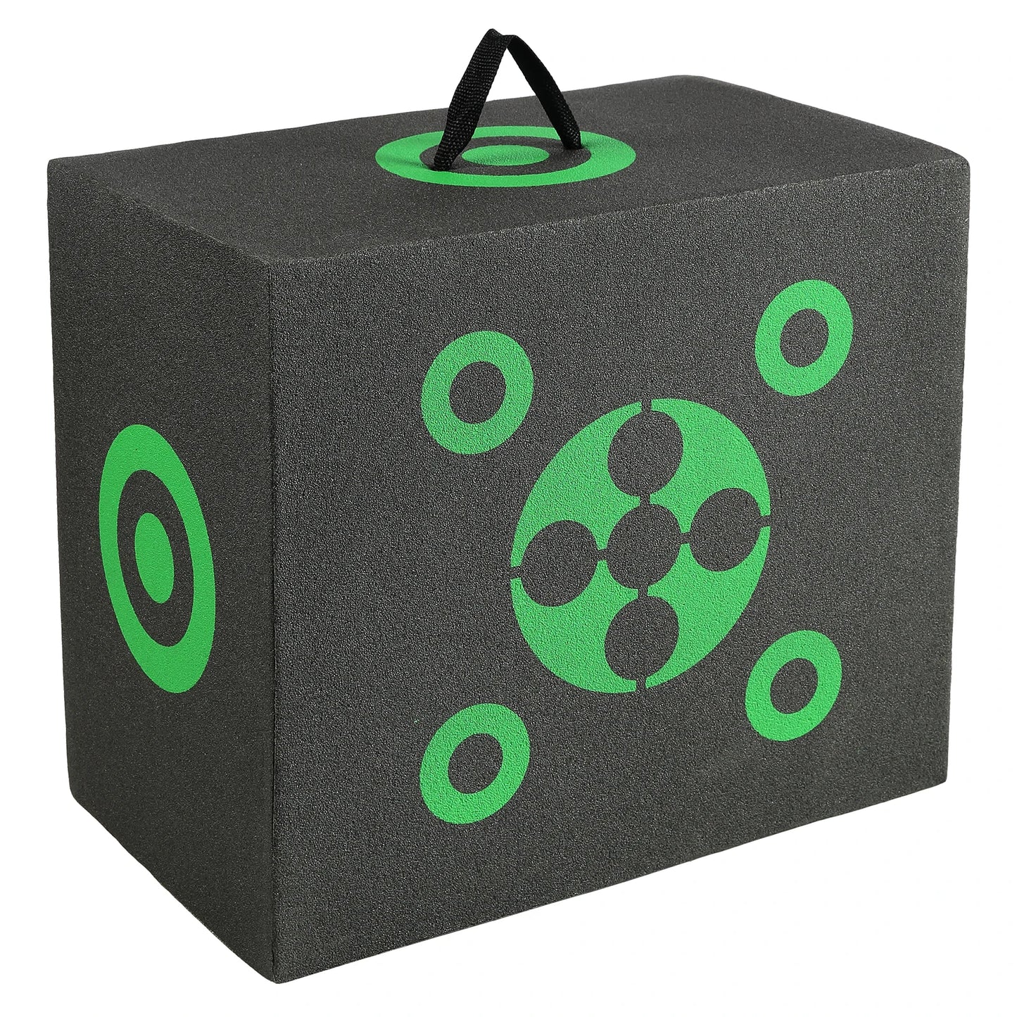 SucceBuy All-side Shotting  Outdoor Portable Archery Target with Carry Handle Easy Arrow Removal Visibility Easy to Transport