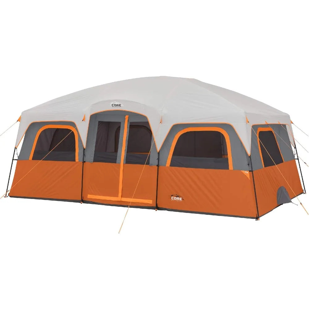 Tent for Family Camping | 10 Person / 11 Person / 12 Person Large Multi Room Cabin Tents for Car Camping & Outdoor Adventures