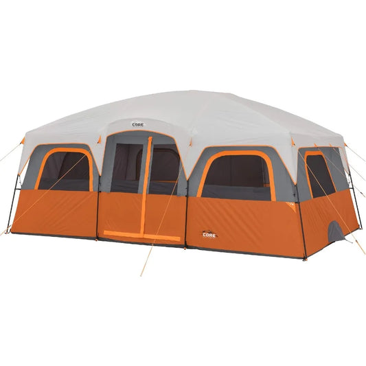 Tent for Family Camping | 10 Person / 11 Person / 12 Person Large Multi Room Cabin Tents for Car Camping & Outdoor Adventures